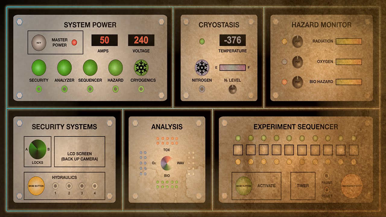 Zombie Containment Chamber - Control Panel - Part 1