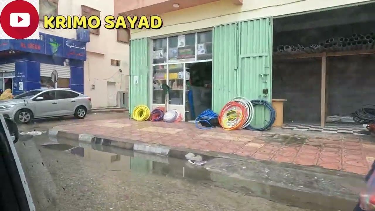 جولة بشورع أمطار الخير بمدينة الداخلة