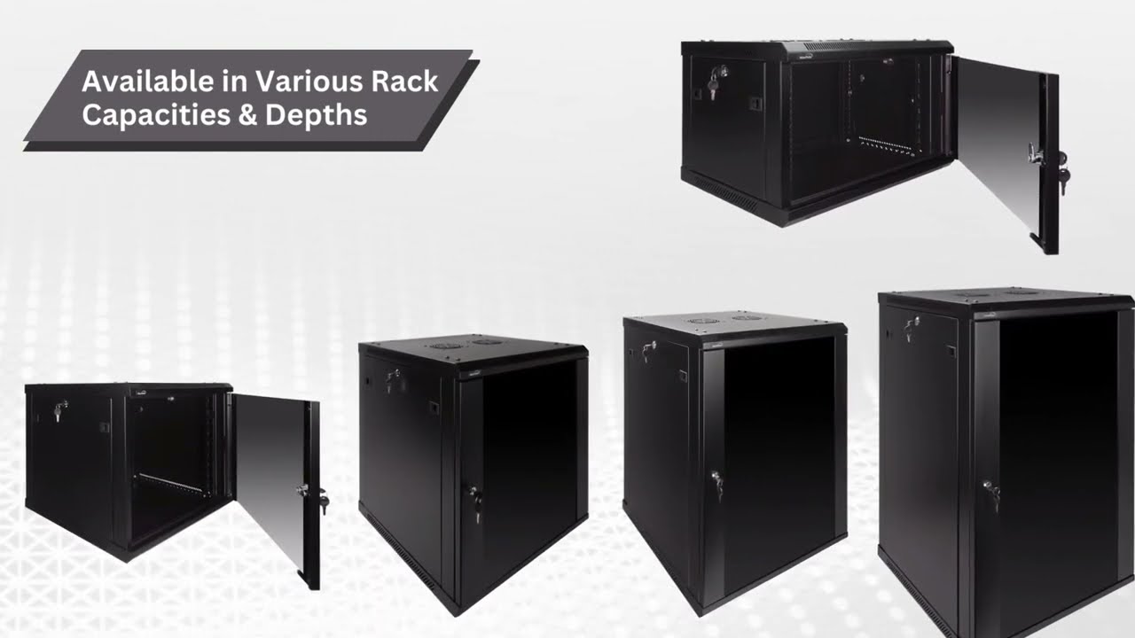 NavePoint Pro Series Wall-Mount Cabinets - Glass Door
