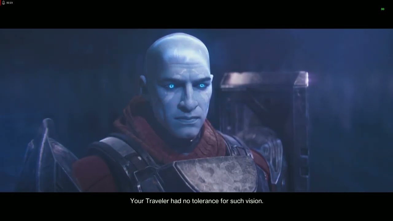Destiny 2 - The Final Shape - Zavala Communes With The Witness Cutscene