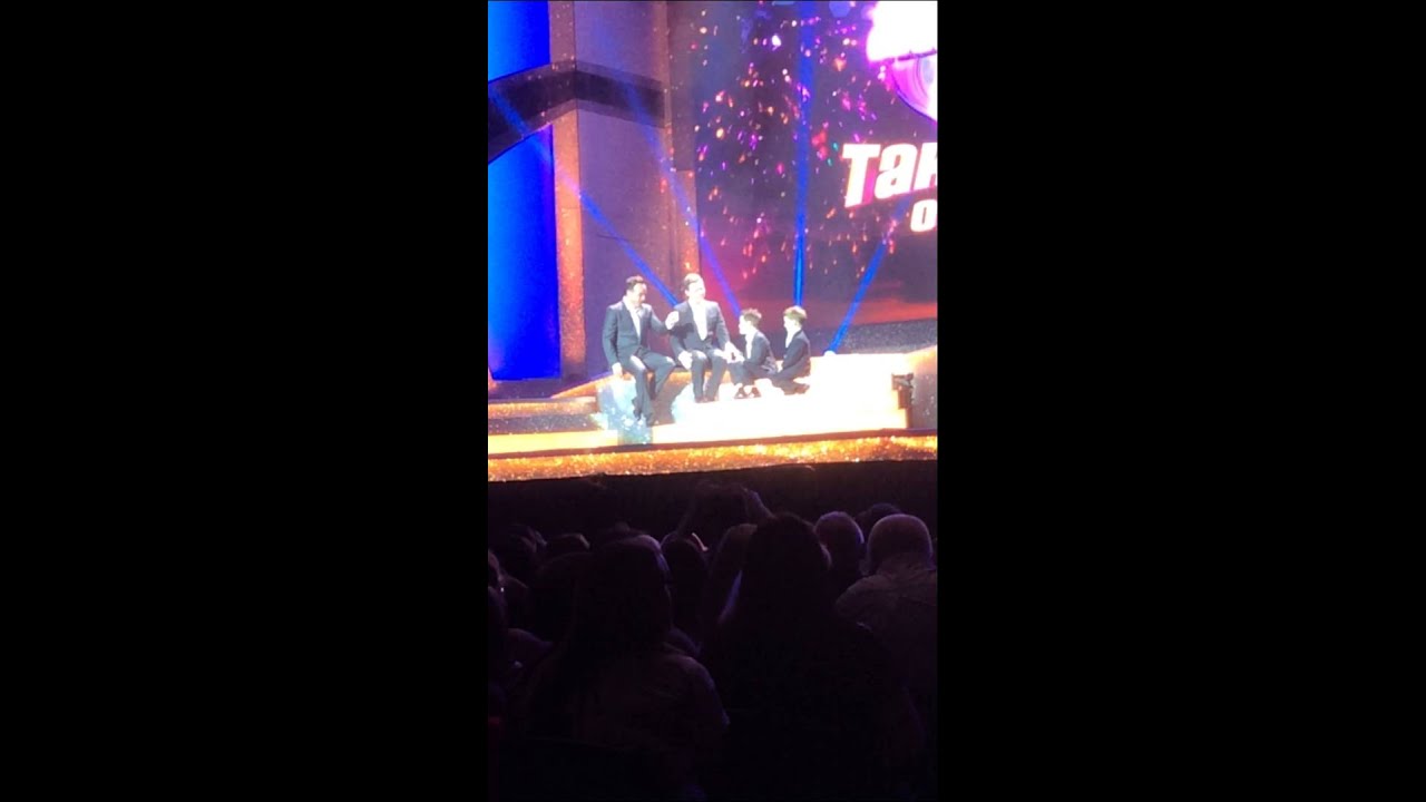 Ant and Dec with Little Ant and Dec Dublin 13/09/14