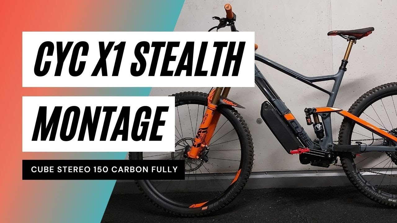 CYC X1 Stealth Motoreinbau, Montage CYC E-Bike Mittelmotor