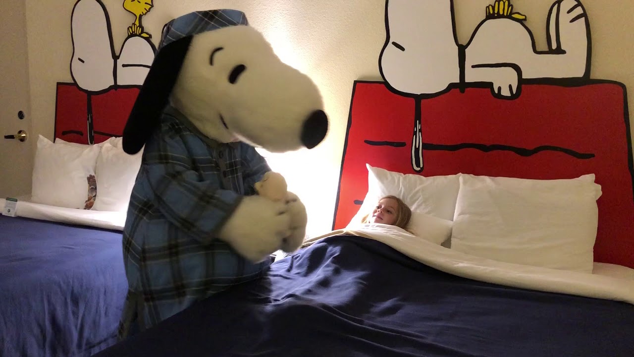 Snoopy Tuck-in at Knott's Berry Farm Hotel