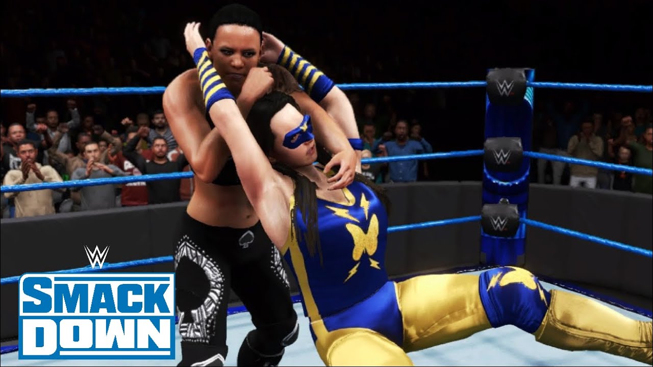 WWE 2K20 SMACKDOWN SHAYNA BASZLER VS NIKKI A.S.H.