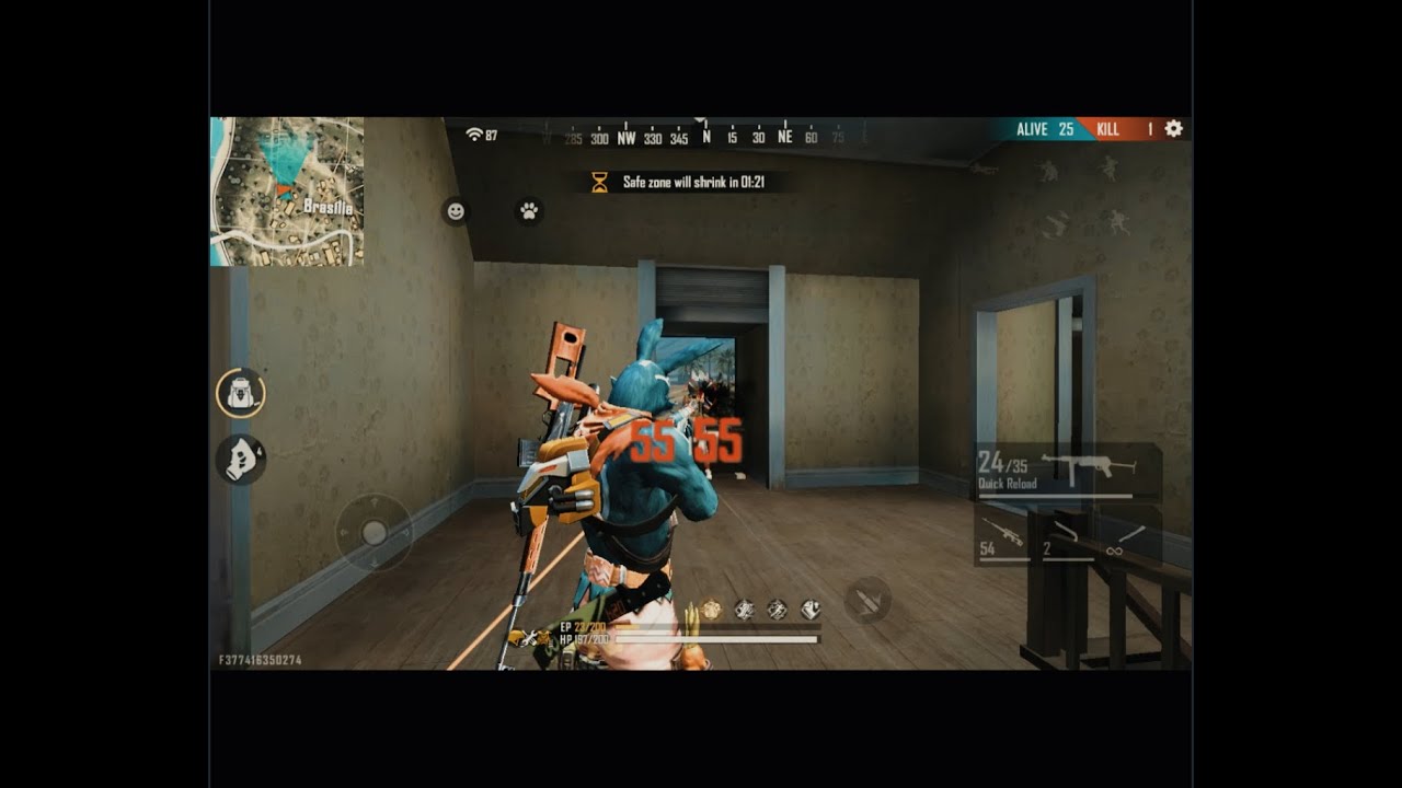 BLACK FF || FREE FIRE TRY STOPPING THIS BUNNY
