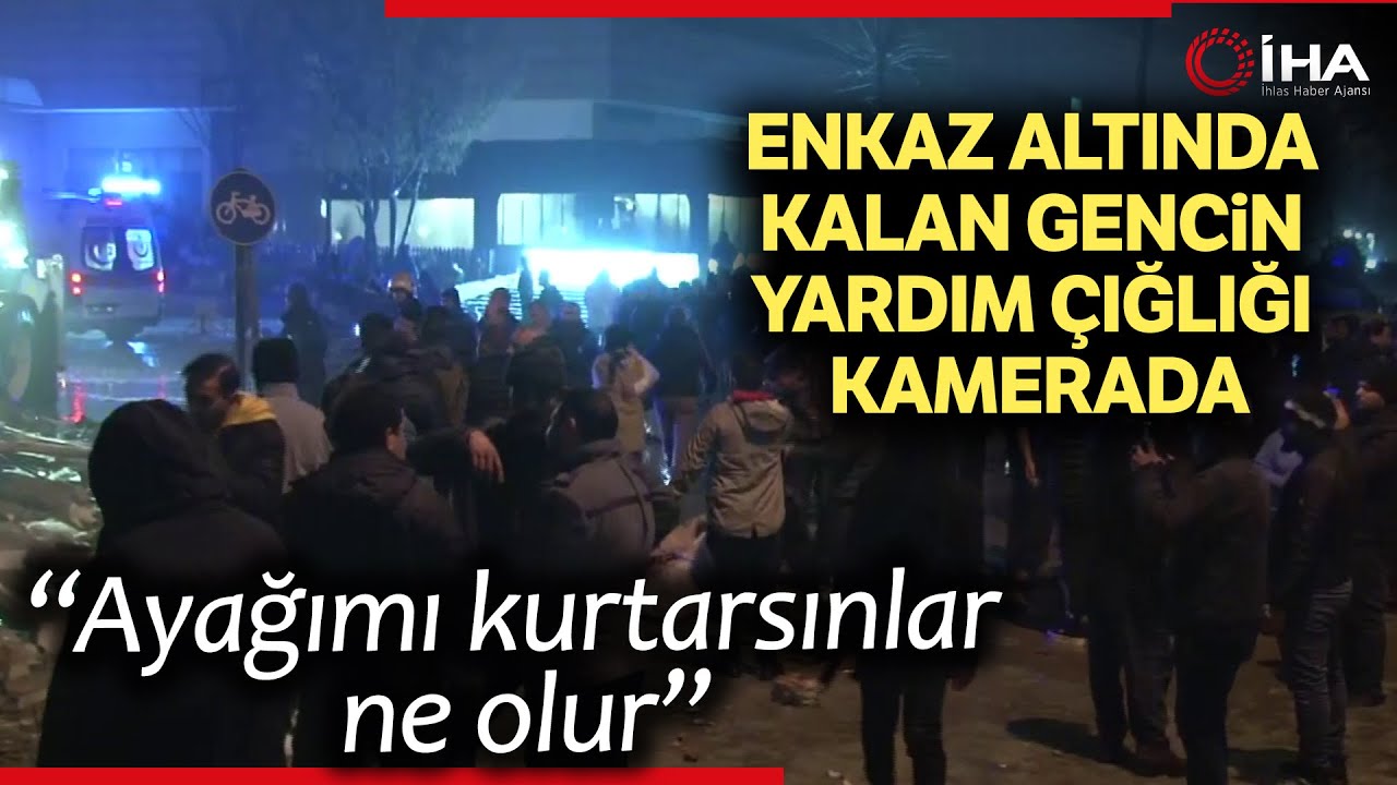 Gaziantep İslahiye'de Enkaz Altında Kalan Genç Böyle Seslendi