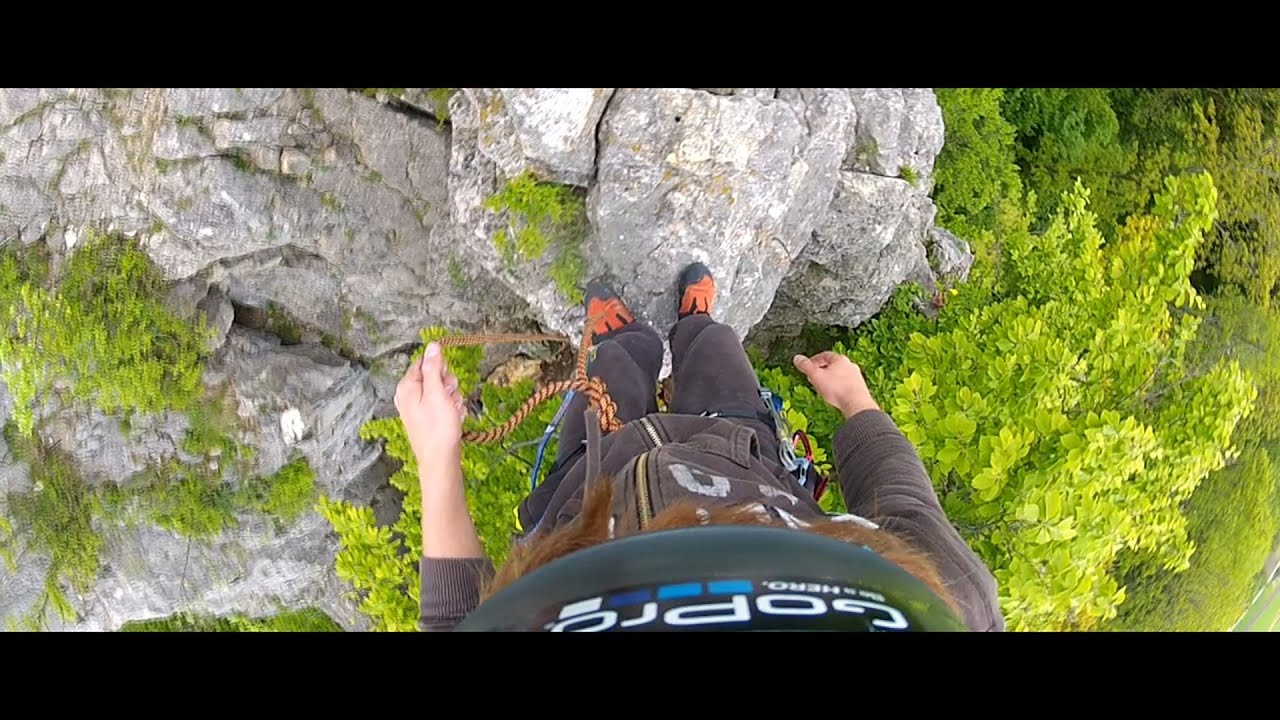 Amazing: Rock climbing in an old castle ruin ! [GoPro] [Wielandstein]