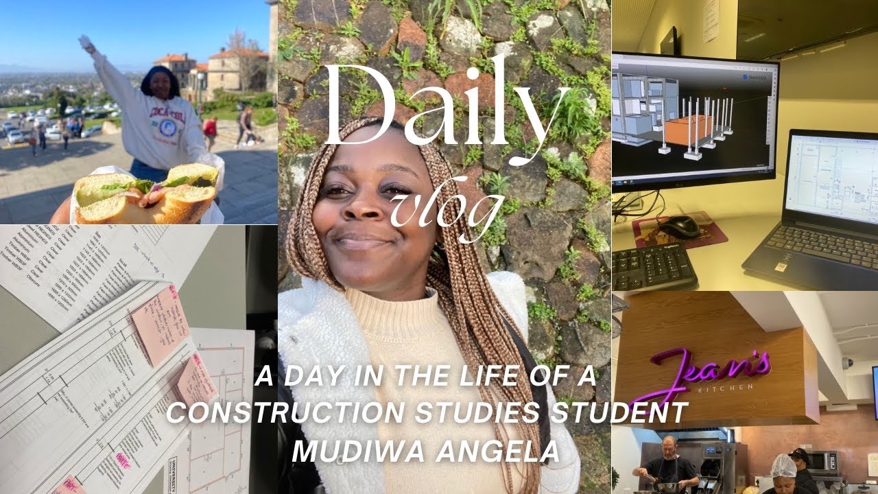 Day in the life of a Construction Studies Student | UCT | 2ND year student | Zimbabwean Vlogger