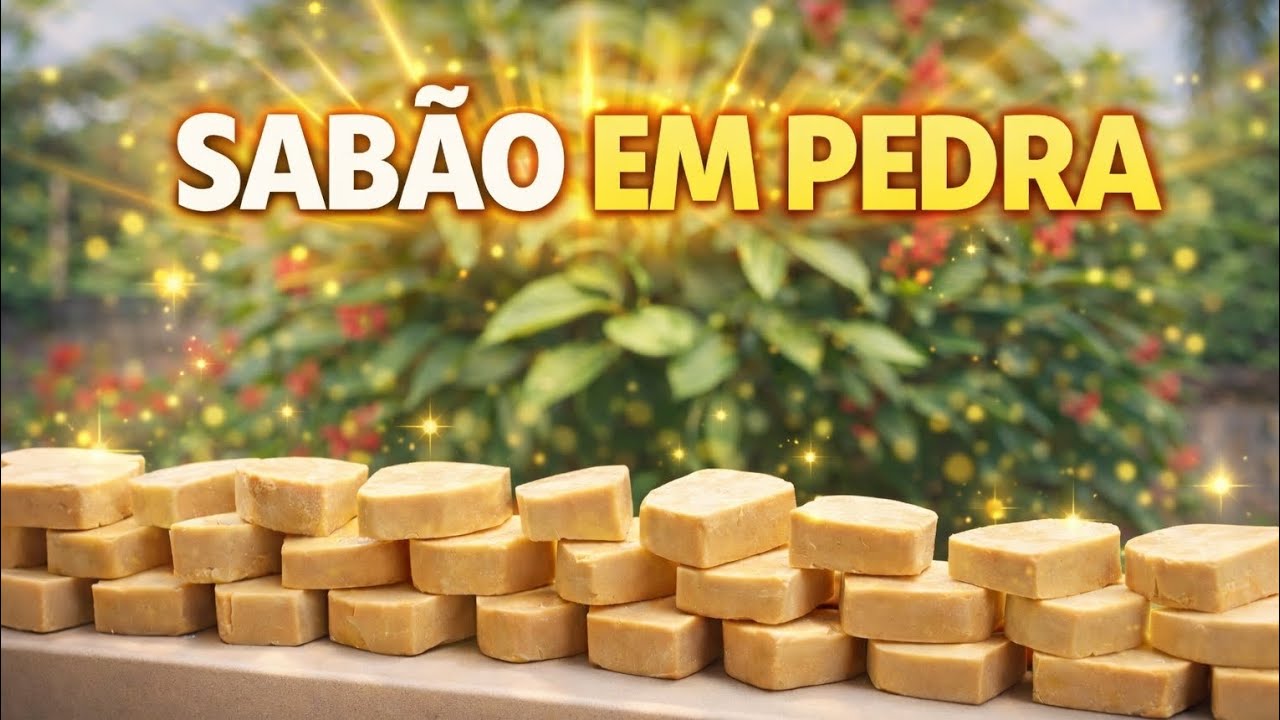 VEM APRENDER A FAZER SABÃO EM PEDRA (RÁPIDO, FÁCIL E BARATO) 🤌🫧