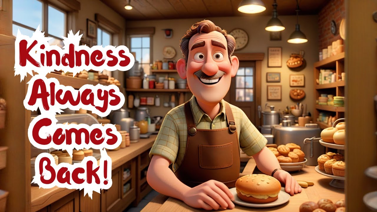 The Kind Baker  | A Heartwarming Moral Story for Kids About Kindness | Bed Time Stories | Cartoon