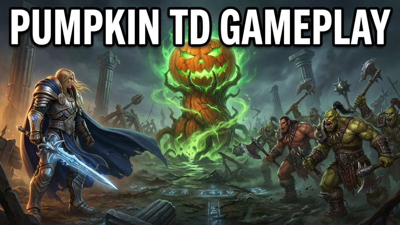 Pumpkin Tower Defense RACE in Warcraft 3 Reforged