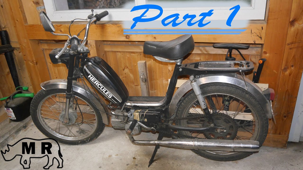 Restoration German Classic Moped Hercules M5 | Part 1 (First Start after 10 Years)