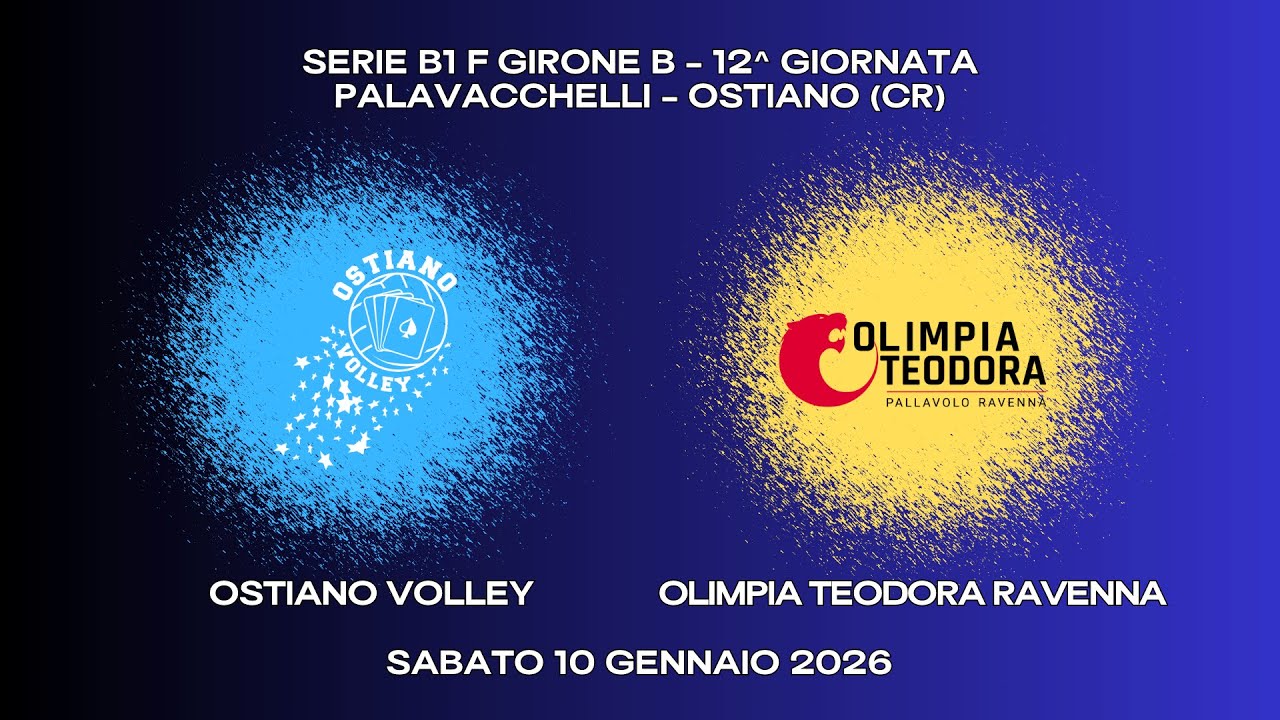 Serie B1/B - Fantini Folcieri Ostiano vs Olimpia Teodora Ravenna