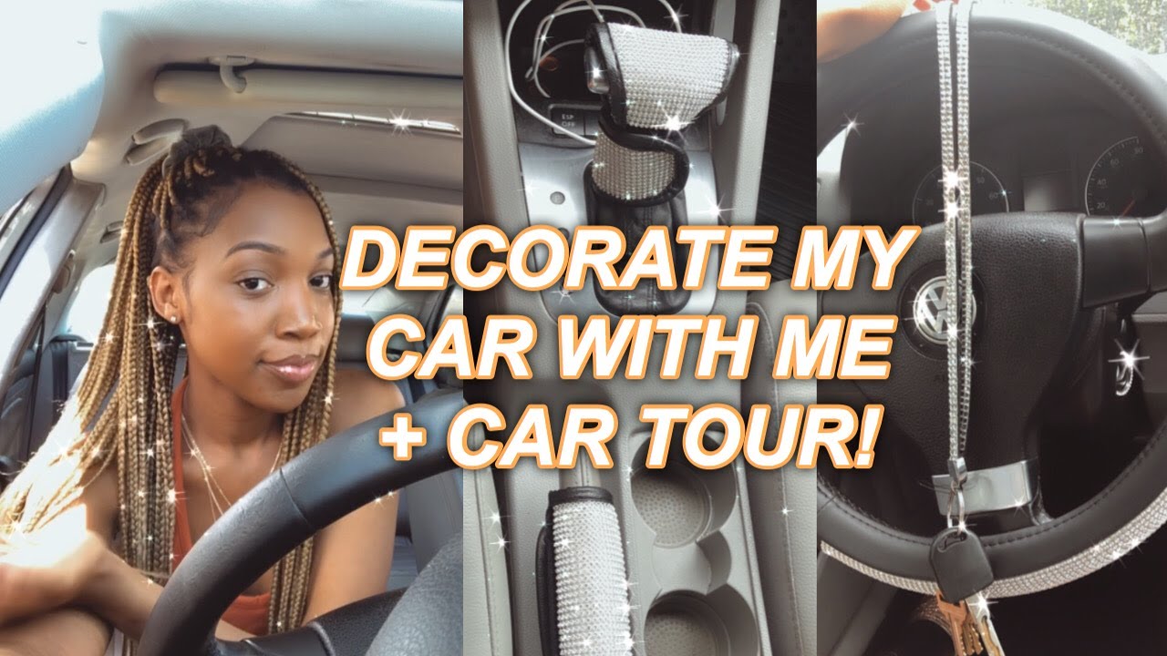 Decorate My Car With Me (bling theme) + Car Tour! | 2008 Volkswagen Jetta