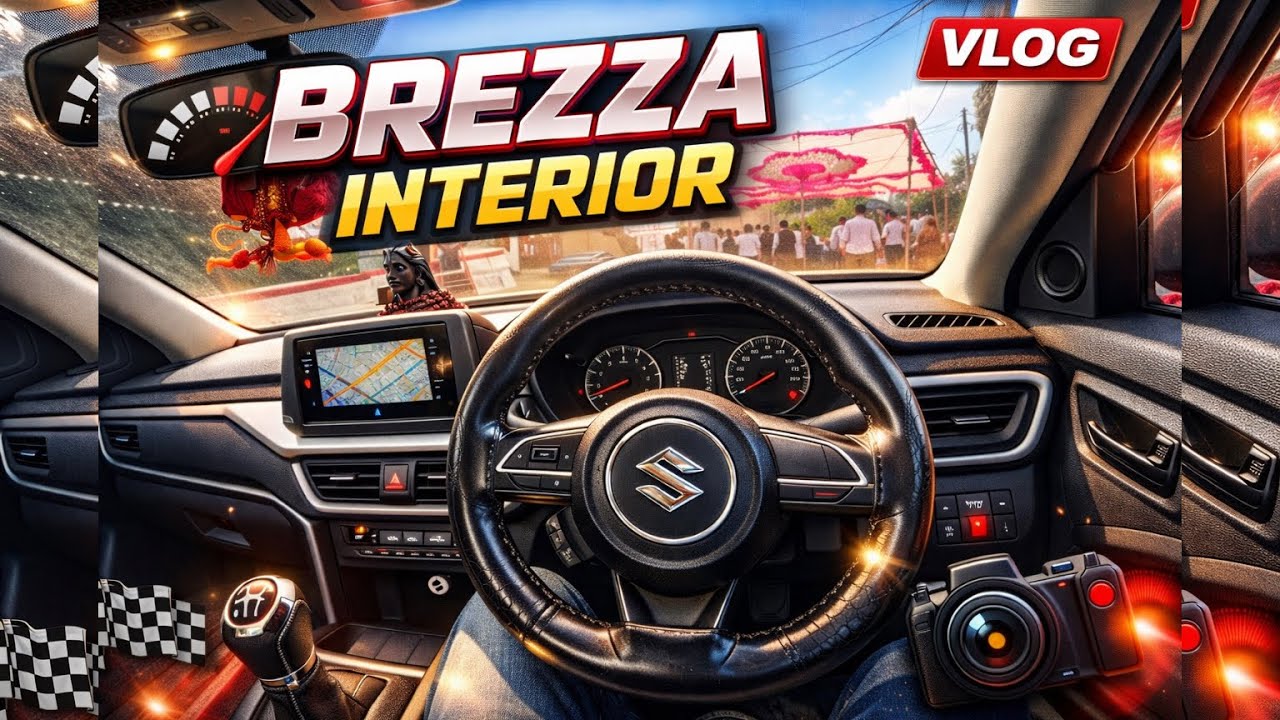 Brezza Car Interior #car #chhindwara #dailyvlog 