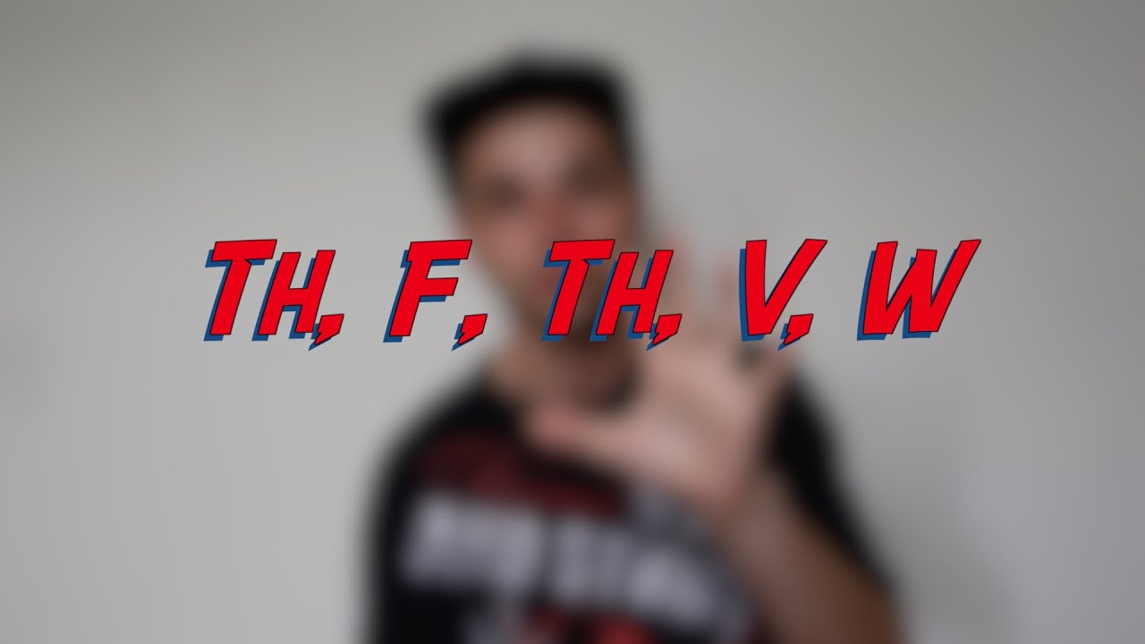 Th, F, Th, V, W - Learn English online free video lessons