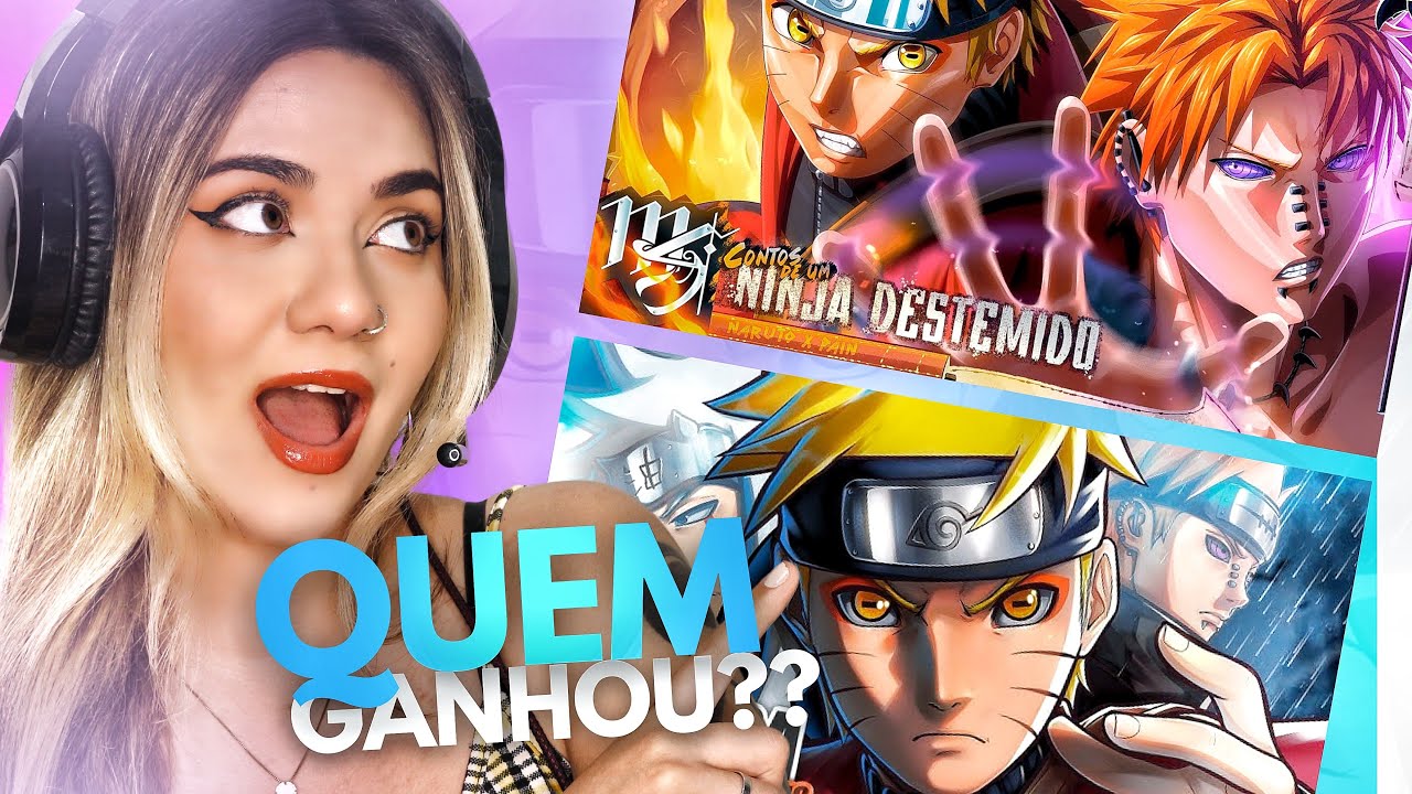 REACT NARUTO - O CONTO DE UM NINJA DESTEMIDO (Basara) E  NARUTO X PAIN (M4rkim) | Luana Modena