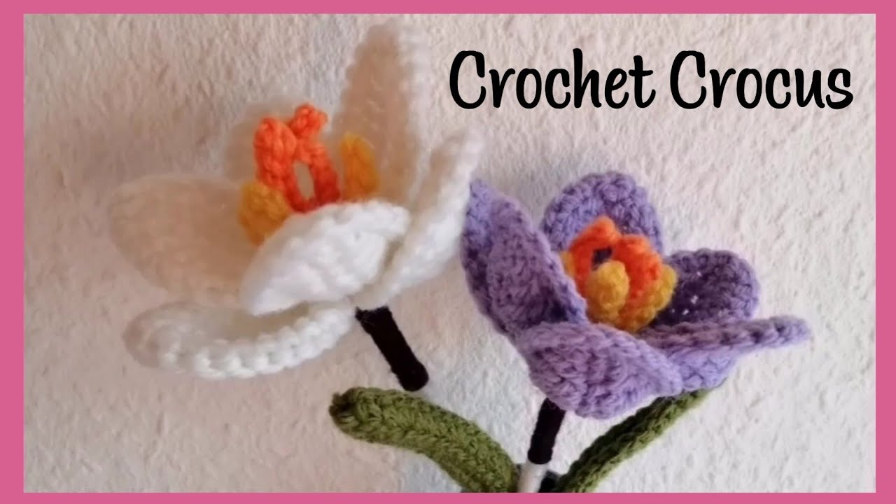 Crochet Crocus Blossoms