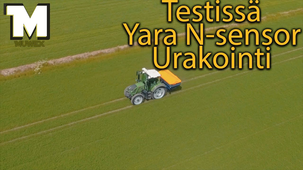 Testiss&auml; Yara N-sensor Urakointi