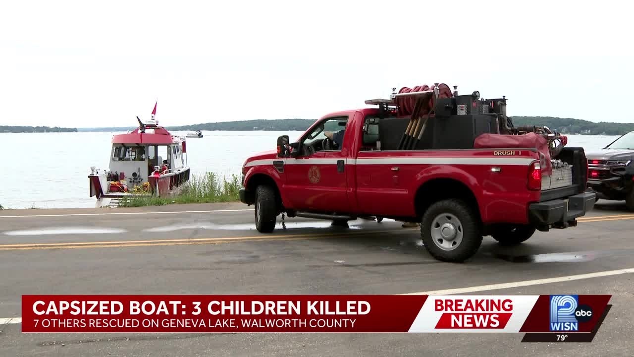 Boat capsizes on Geneva Lake, 3 children die