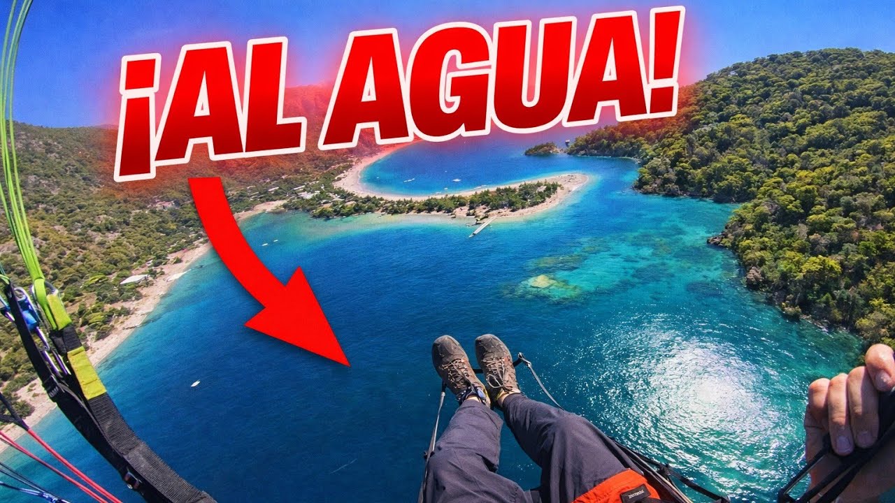 Casi termino en el agua… | Ölüdeniz Paragliding