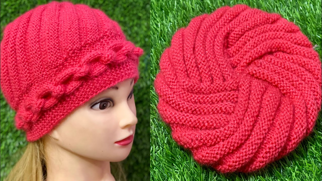 STYLISH GIRLS WOOLLEN CAP DESIGN/ बहुत ही सुंदर डिज़ाइनर केप बनाए बहुत ही आसान तरीक़े से