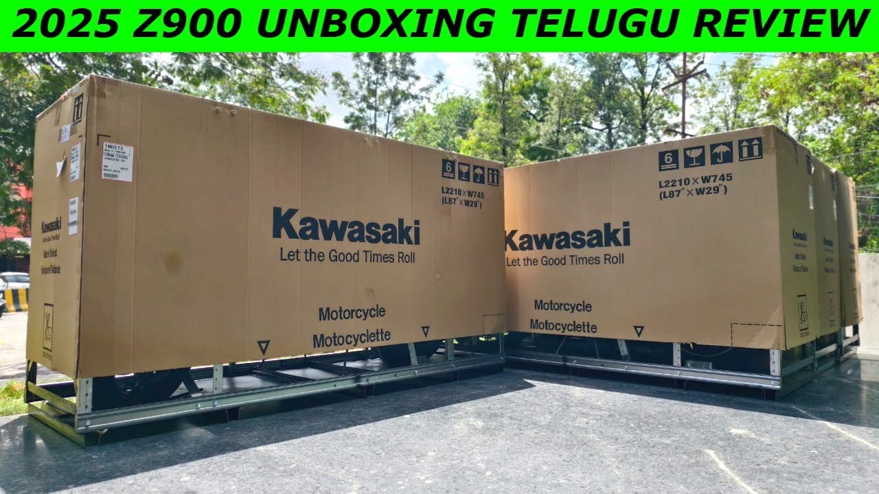 2025 Kawasaki Z900 Unboxing Telugu Review EXCLUSIVE