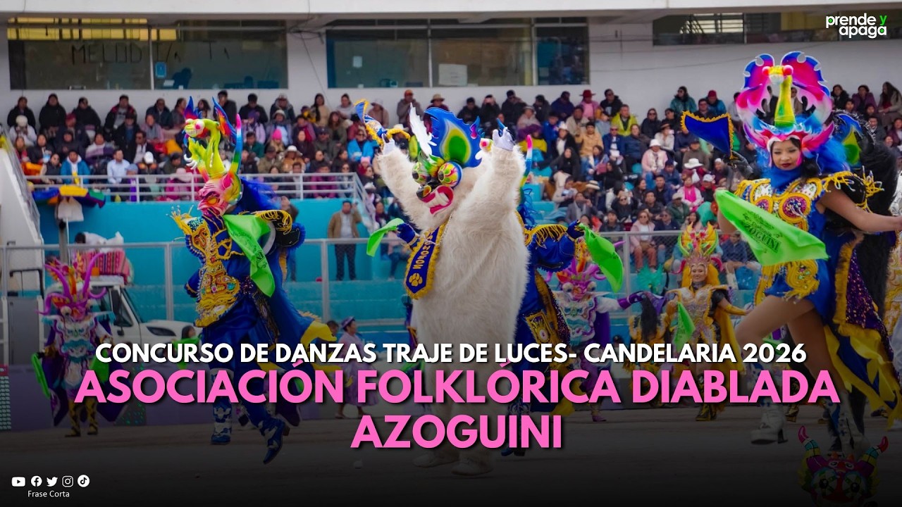 #Puno: Asociación Folklórica Diablada Azoguini - Festividad Virgen de la Candelaria 2026