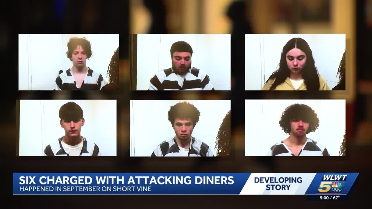 Six people facing charges after attack over pizza near University of Cincinnati