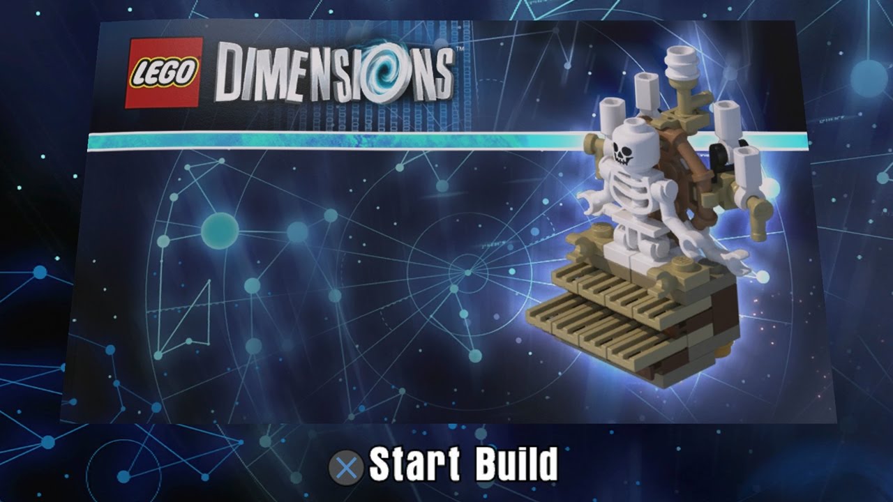 LEGO Dimensions - Skeleton Organ Building Instructions - The Goonies Level Pack 71267