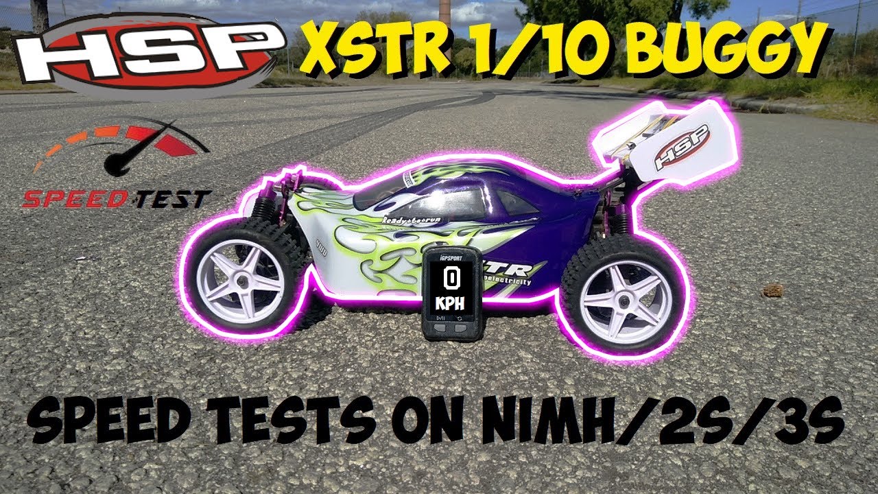 HSP XSTR 1/10 SCALE BUGGY SPEED TESTS