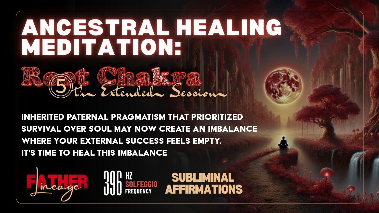 ⓹♂❤️ Release Rigid Focus on Material | Father Lineage | Root Chakra | Ancestral Healing