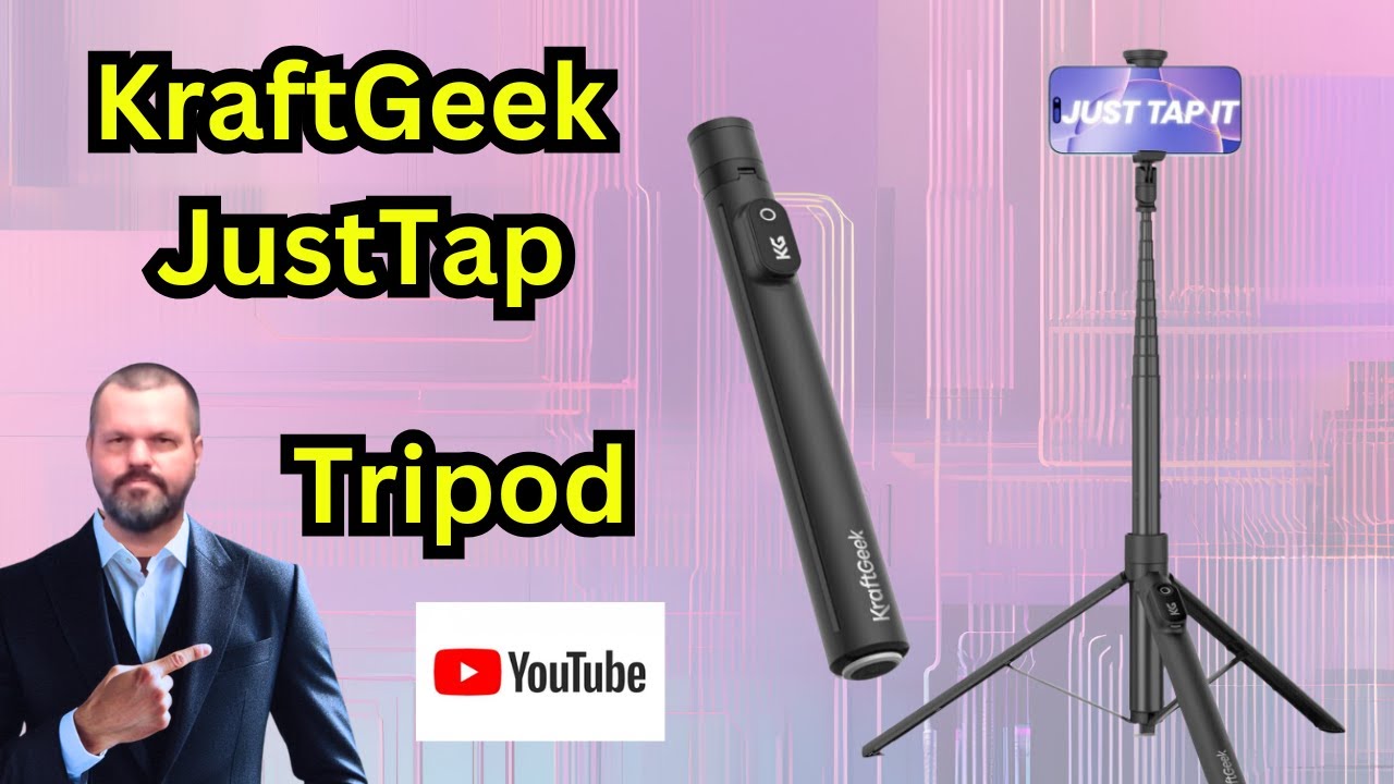Best Portable Tripod for Content Creators? KraftGeek JustTap
