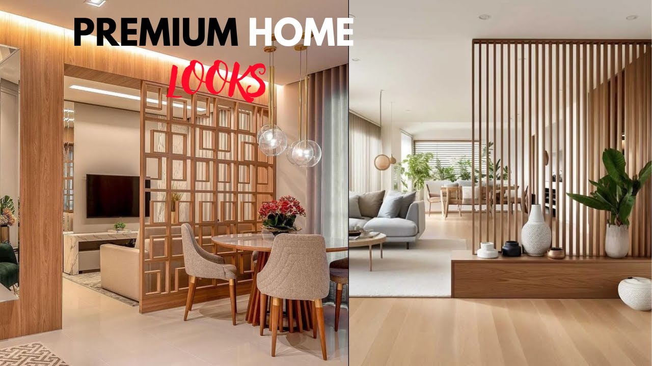 Trending luxury partition wall ideas||interior divider walls||living room sepration wall designs