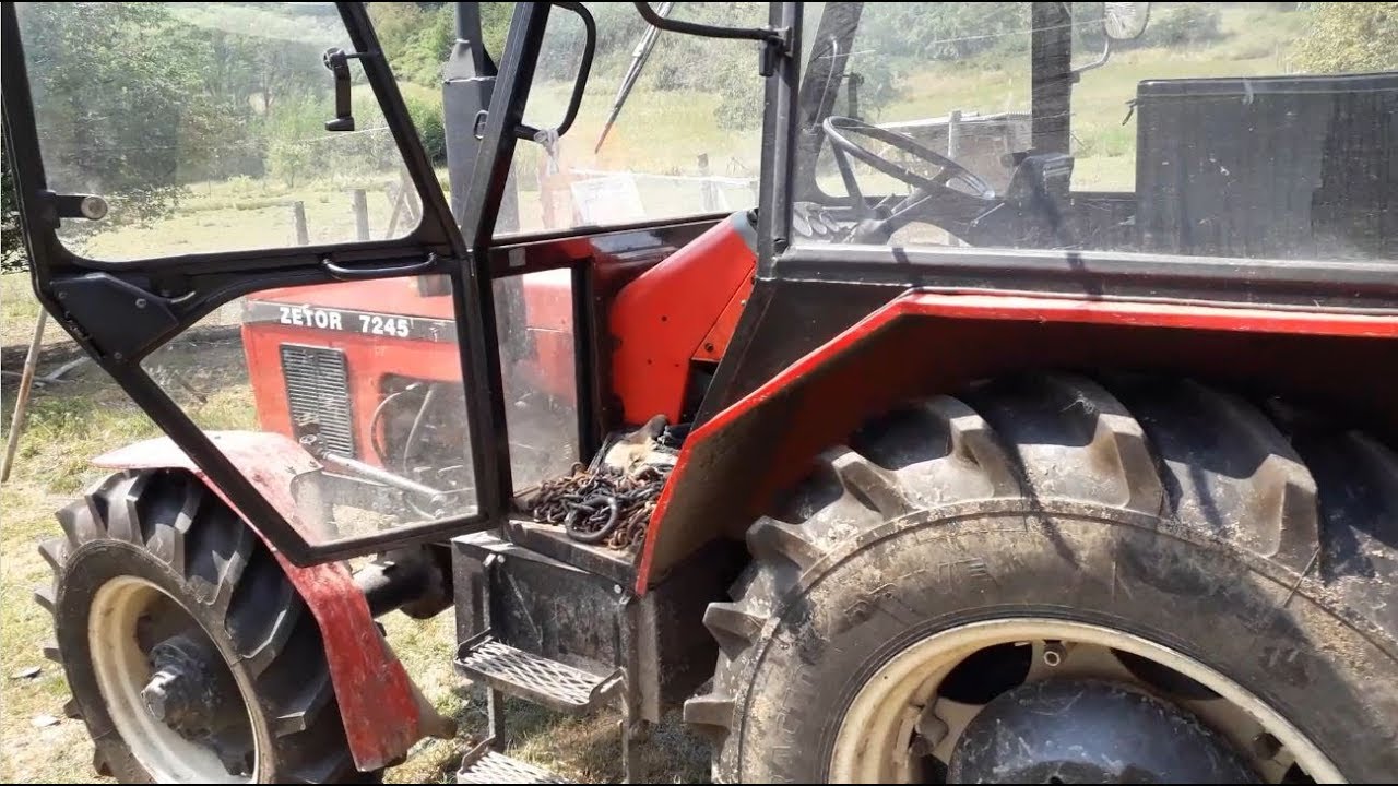 Zetor 7245 - práce