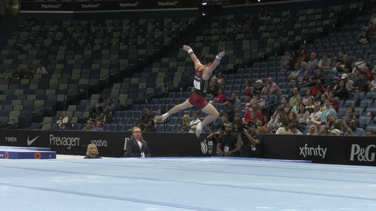 Taylor Burkhart  - Floor Exercise -  2025 Xfinity U.S. Championships  - Senior Men Day 1