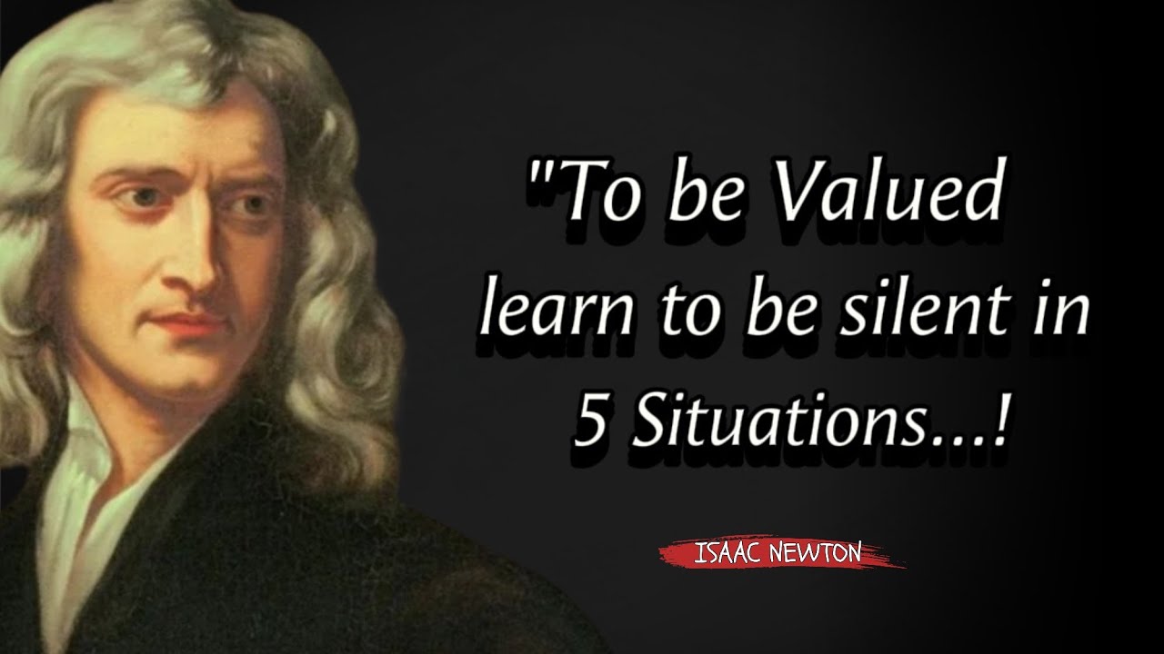 Learn to Be Silent in 5 Situations | Isaac Newton&rsquo;s Timeless Wisdom | Golden Wisdom 2.0