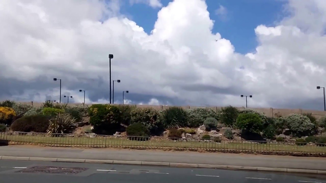 Driving Into Rhyl North Wales May 2015