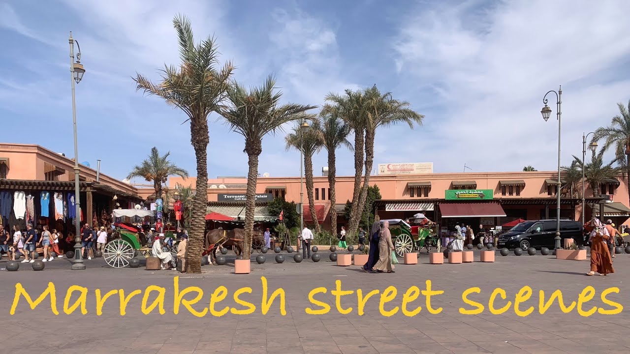Marrakesh Street scenes, Morocco 2023