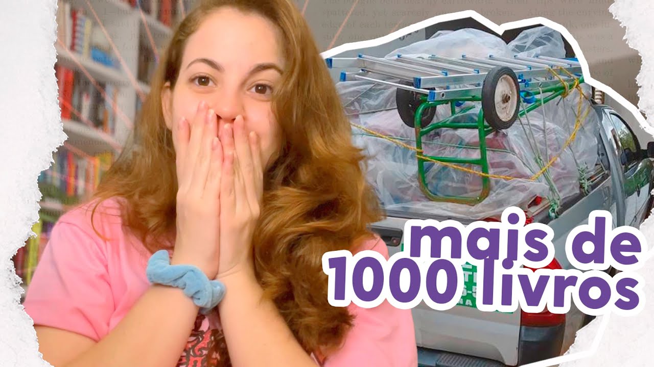 GANHEI uma CAMINHONETE LOTADA de LIVROS