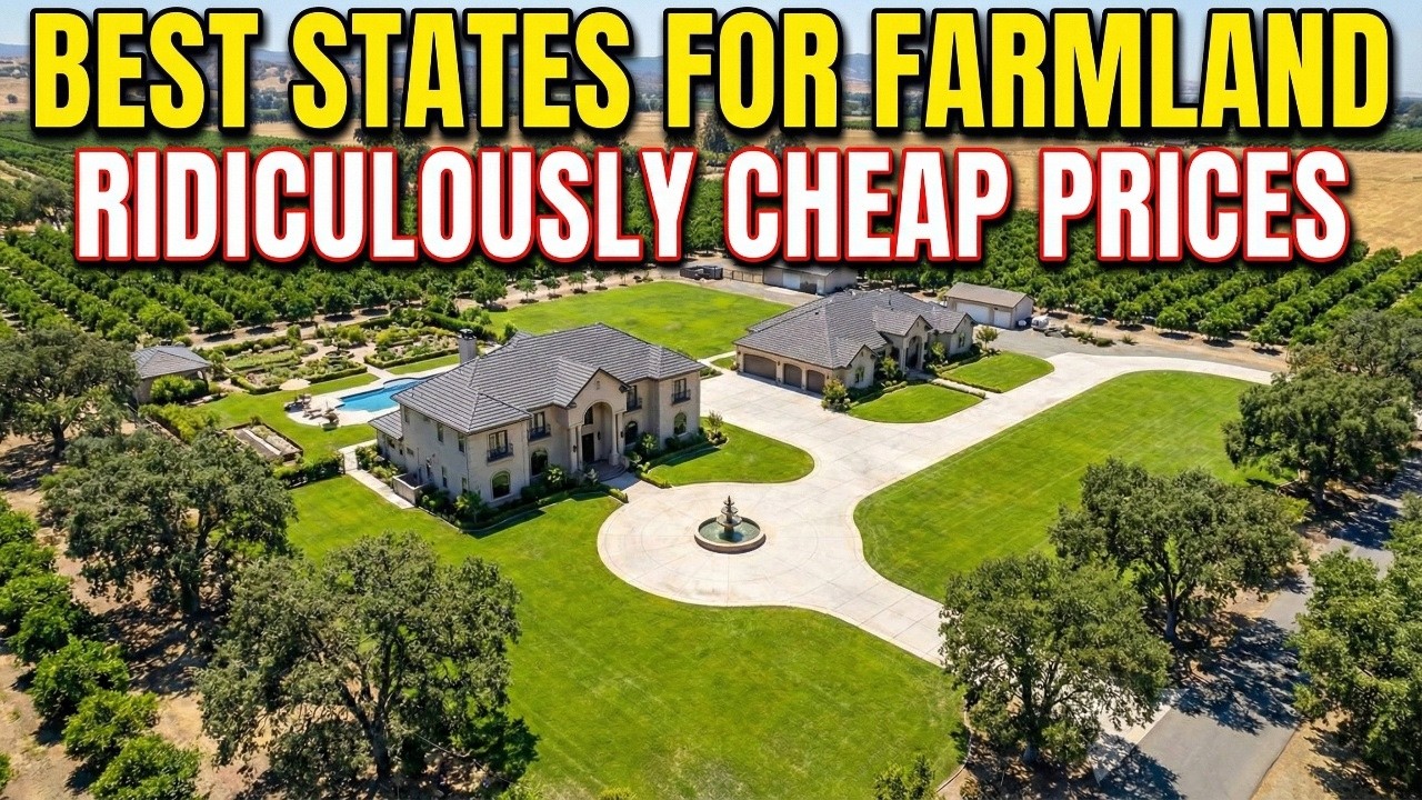 Best States for Cheap Farmland 2026 | Top 15 Places to Buy Land Under $1,500/Acre