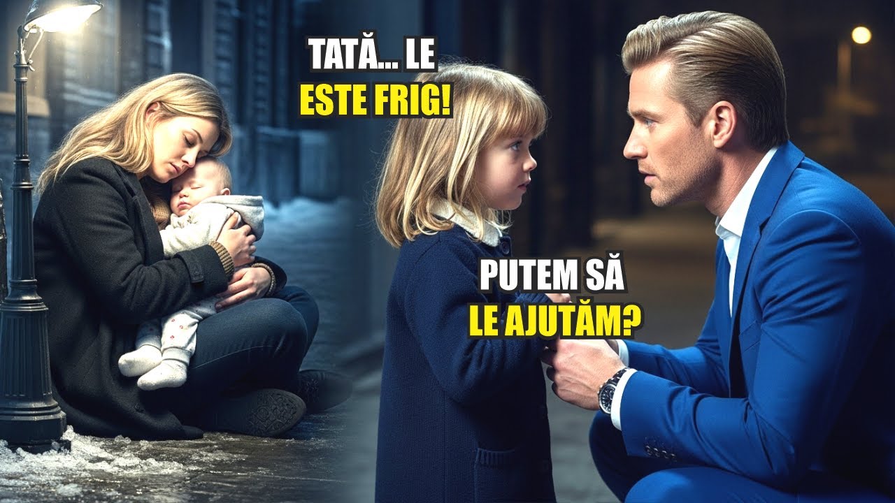 FIICA MILIARDARULUI VEDE O MAMĂ CU BEBELUȘUL PE TROTUAR ȘI ÎI CERE TATĂLUI CEVA DE NECREZUT