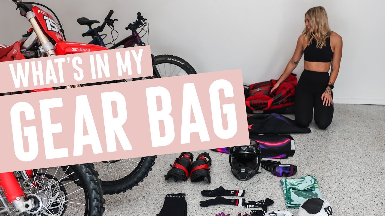 What's in my motocross gear bag, PLUS STYLE TIPS!! (lol)