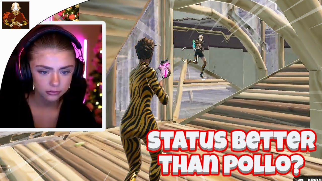 POLLO vs STATUS😳 (1v1 BOXFIGHT) [FORTNITE TOKEN/WAGER]