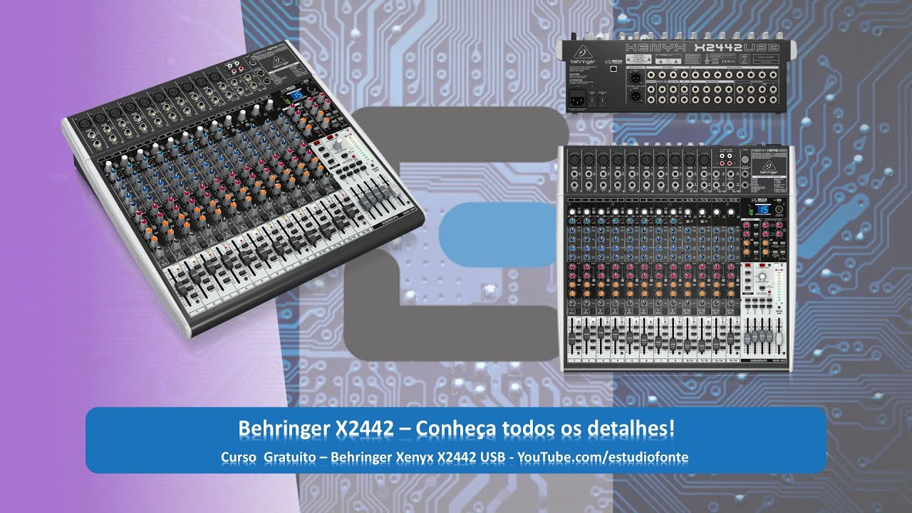 #Behringer #X2442 – Conheça todos os detalhes! - Mixer Analógico (ep1)