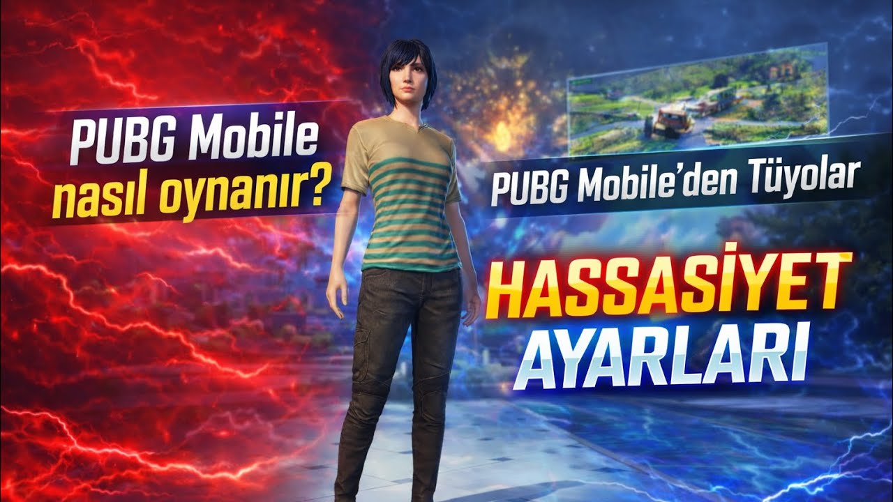 🧠 PUBG MOBİLE NASIL OYNANIR HASASSİYET 🥶 @PUBGMOBILE 