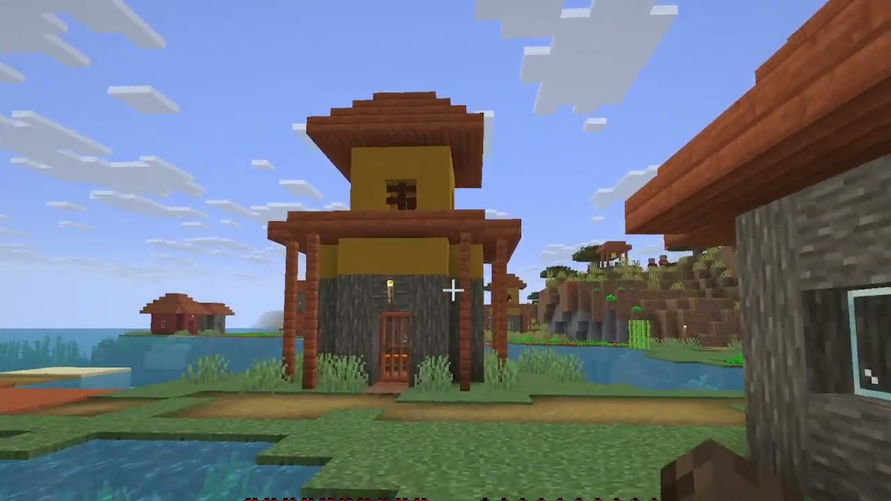 plaing minecraft