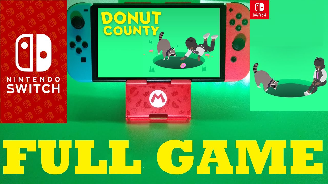 Donut County - Full Game / Nintendo Switch / Gameplay