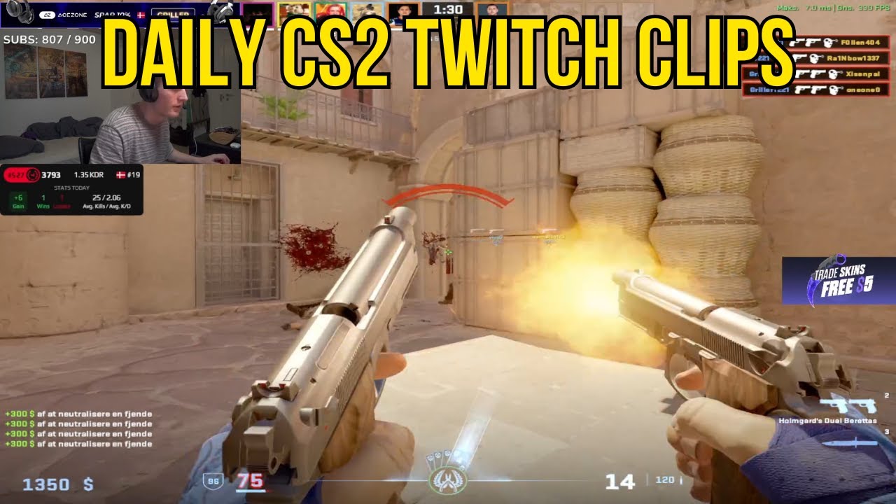 BEST CS2 CLIPS OF THE DAY #25 | CS2 TWITCH HIGHLIGHTS