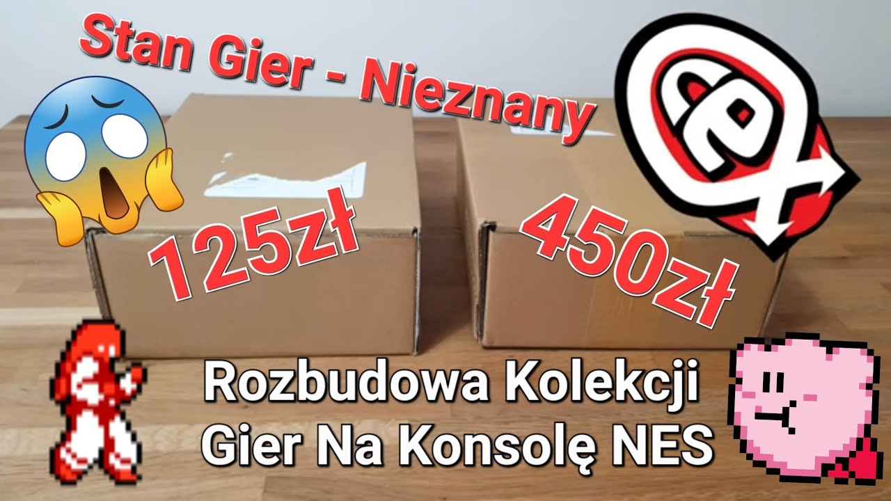 Rozpakowanie retro gier z CEXa